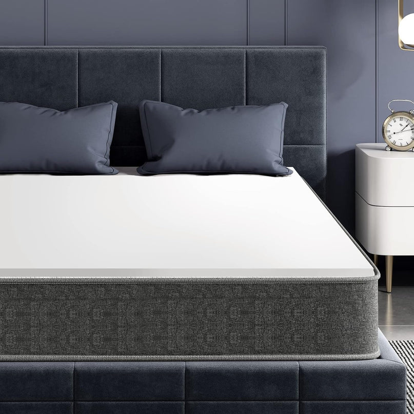 Giantex King Size White 45D Memory Sponge Memory Foam Mattress Pad Bed Topper