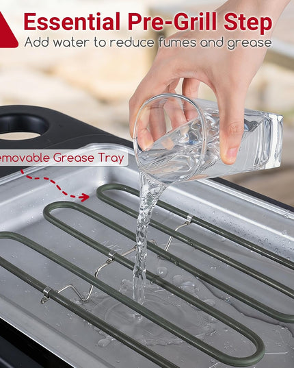 Giantex 2-in-1 Electric Grill and Griddle Indoor Outdoor