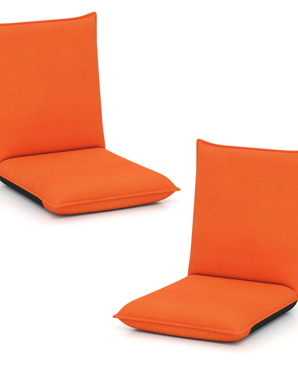 GIANTEX Adjustable Mesh Floor Sofa Chair for Meditation Seminars Reading TV Watching or Gaming