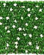 Green Leaves & White Flowers