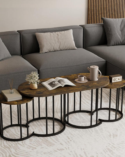 Giantex Nesting Coffee Table Set of 3
