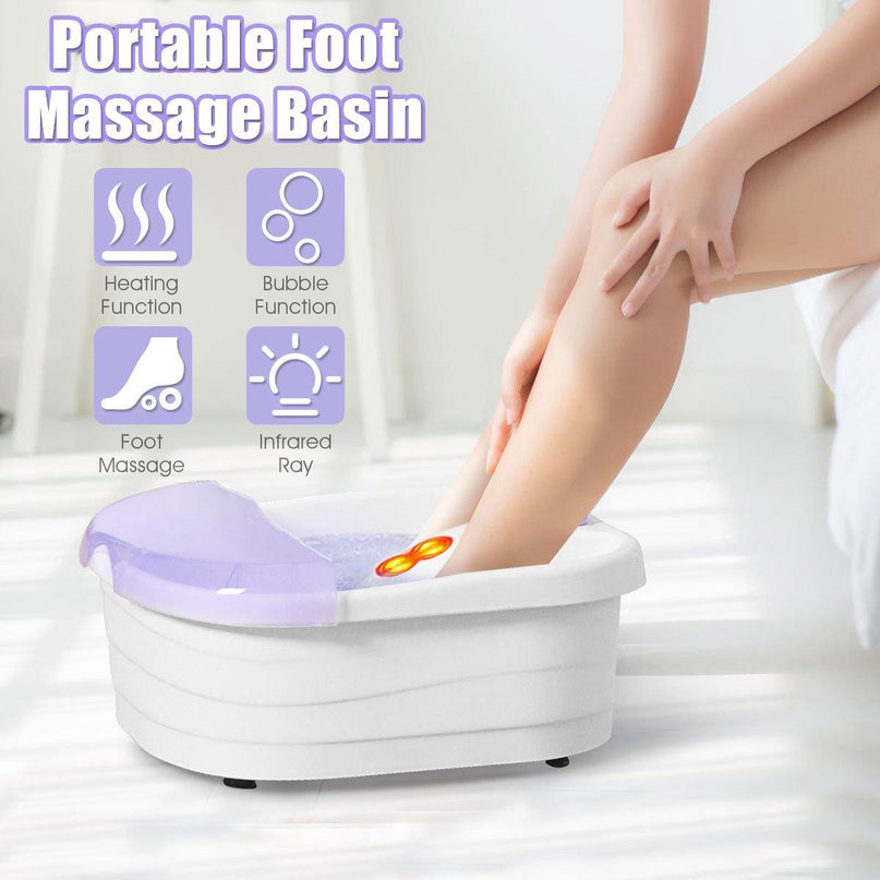 Giantex Foot Spa Bath Massager, Heated Foot Baths Machine - Giantexus