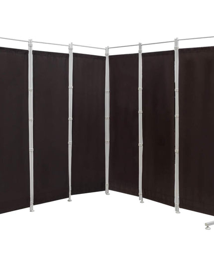 Giantex 6 Panel Room Divider, 6 Ft Folding Screen with Steel Support Base