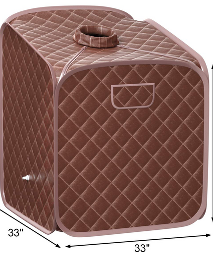 Giantex Portable Steam Sauna Spa 2L Folding Private Sauna Tent W/Chair Foot