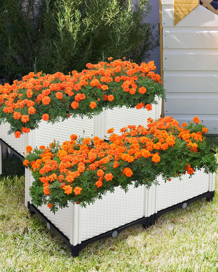 Set of 4 Raised Garden Bed Kits