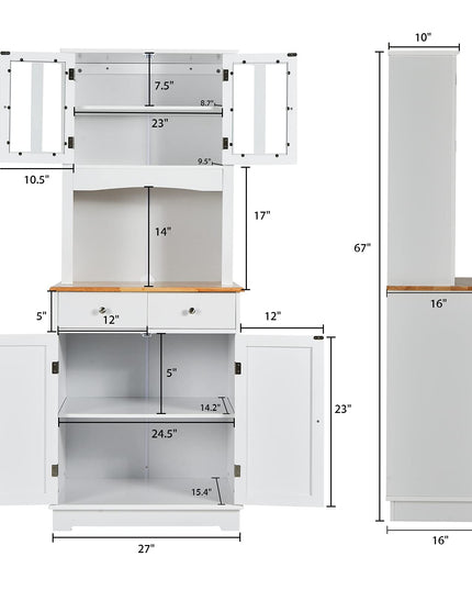 Giantex Buffet Sideboard, Kitchen Cabinet with Hutch