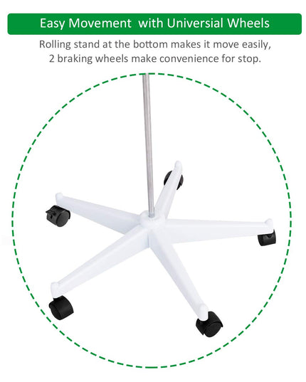 Giantex 70.8" Life Size Skeleton Model, with Roller Stand, 2 Casters with Brake, Removable Parts, Anatomical Poster and Dust Cover