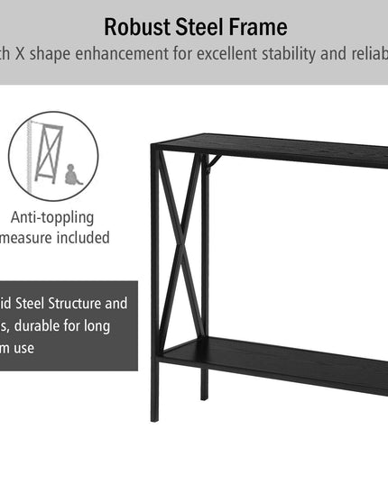 2-Tier 47.5 Inch Hallway Table for Entryway - Giantexus