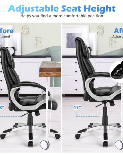 Executive Office Chair, Comfortable Adjustable Ergonomic Computer Office Chair