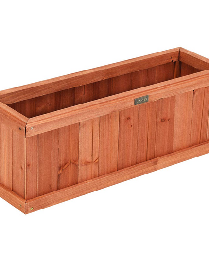 Raised Garden Bed Flower or Vegetable Planter (28" L X 9" W X 10" H)