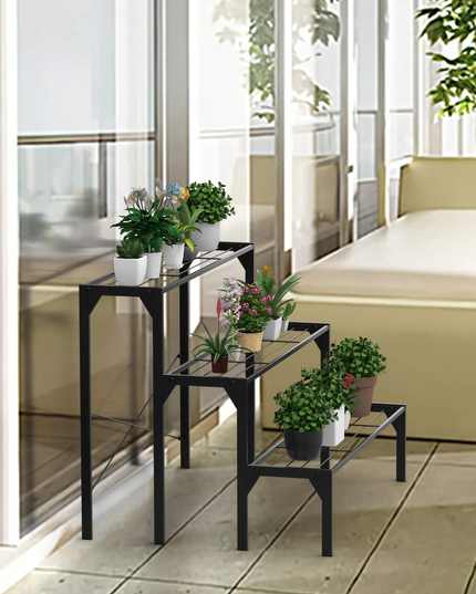 Giantex 3 Tiers Metal Plant Stand