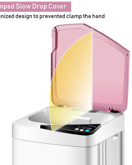 7.7 lbs Compact Full-Automatic Laundry Washing Machine (Pink)