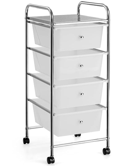 Giantex Rolling Cart with Drawers, Craft Organizer with Wheels