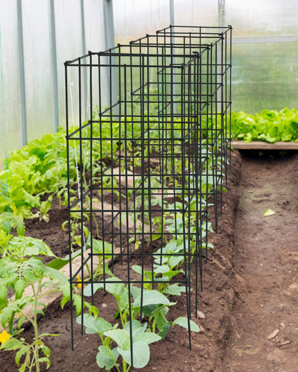 Giantex Pack of 4/8 Plant Cage Support, Tomato Stakes and Cages (16''Lx 16''Wx 39''H)
