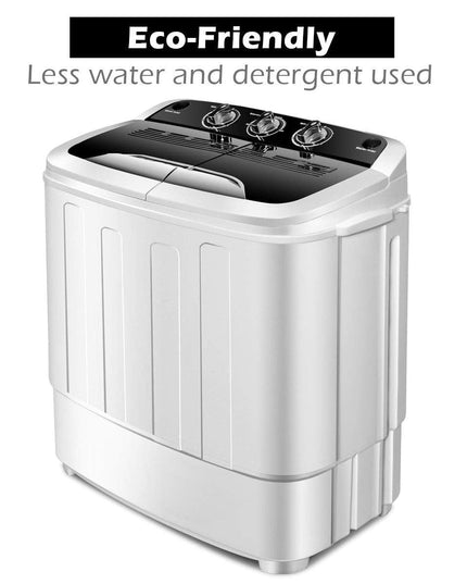 Portable Twin Tub Mini Clothes Washer Machine for Apartment