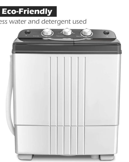 20Lbs Capacity (12Lbs Washing and 8Lbs Spinning), Compact Portable Washing Machine, Mini Laundry Washer for Apartment and Home - Giantexus