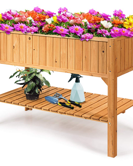 Raised Garden Planter Bed Box, 47" L x 22.5" W x 35.5" H