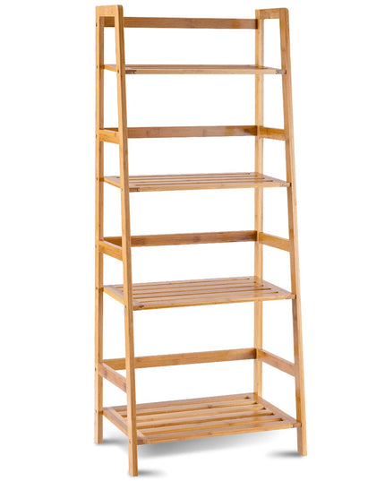 Giantex 4-Tier Bamboo Plant Stand Flower Pots Holder Display Shelf, 47.5"