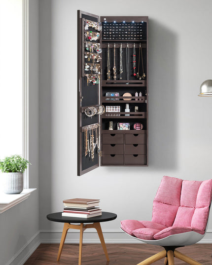 Large Capacity Jewelry Organizer Storage Jewelry Box with Drawers