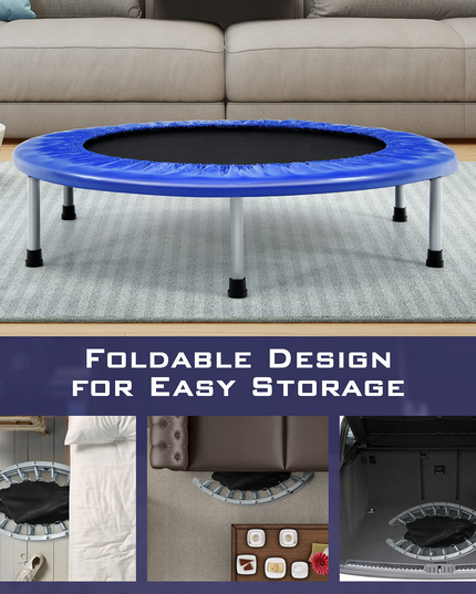 Portable Recreational Fitness Trampoline for Adults Kids