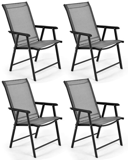 Giantex Patio Dining Chairs, Outdoor Chairs, Portable Folding Chairs