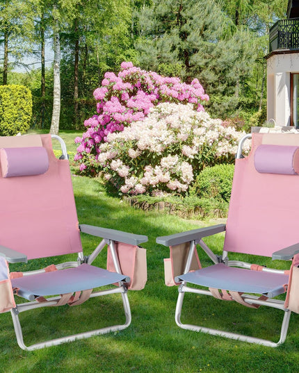 Giantex Beach Chair 2-Pack Sling Camping Chair