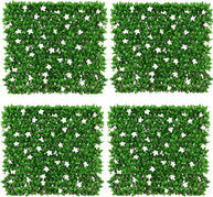 4 / Green Leaves & White Flowers