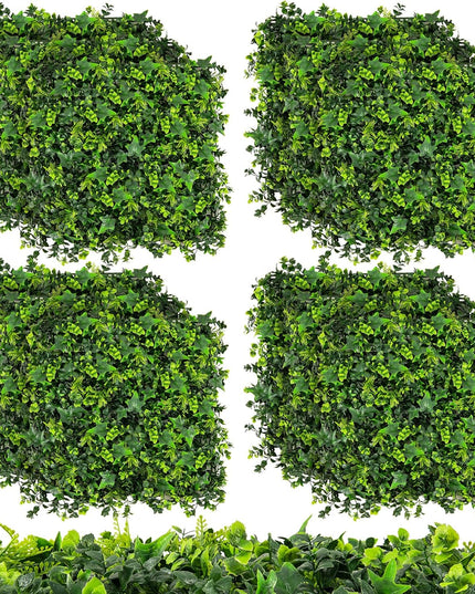 Giantex 12PCS 20" x 20" Artificial Boxwood Panels Garden Privacy Fence Screen