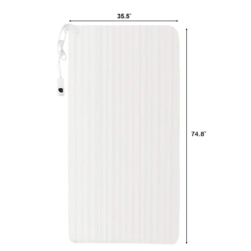 Giantex Smart Electric Heated Mattress Pad, Heating Bed Topper Blankets w/ Low-Voltage