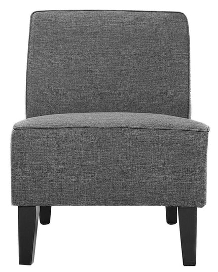 Thick Armless Accent Chair, Fabric Upholstered Slipper Chair - Giantexus