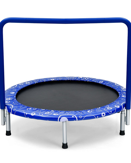 36-Inch Mini Kids Trampoline with Foamed Handle