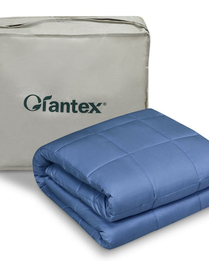 Cooling Weighted Blanket, Luxury Cooling Silk Sewed in Cotton, 41"x60" | 7lbs/10lbs