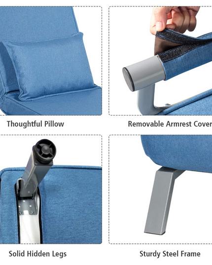 Giantex Convertible Sofa Bed Sleeper Chair