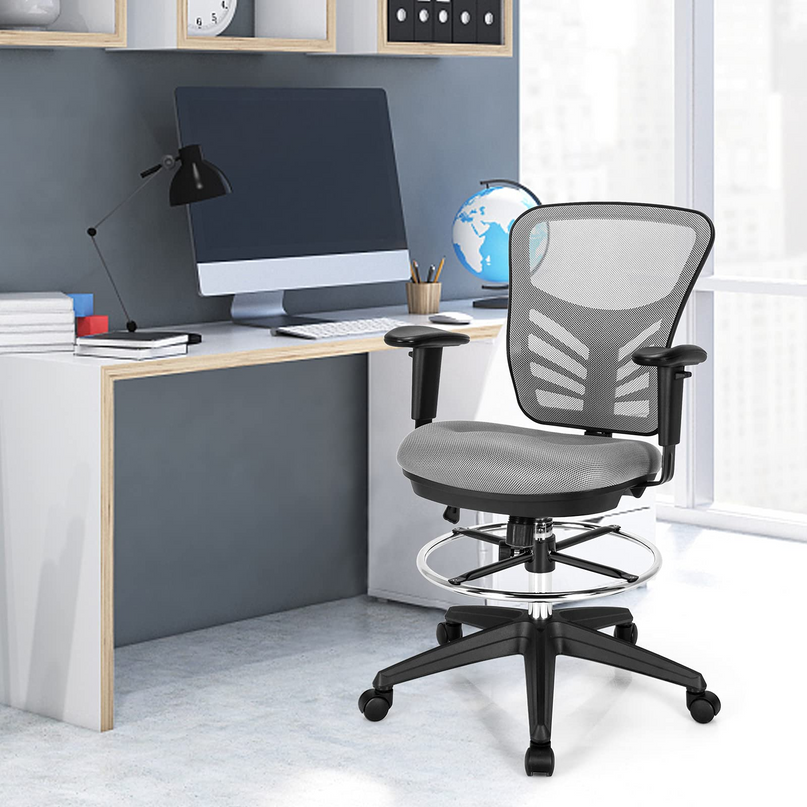 Giantex Mesh Drafting Chair, Standing Desk Chair