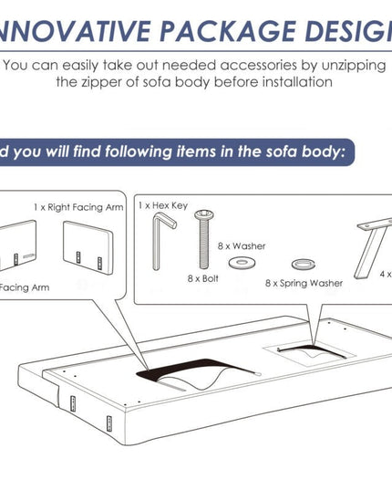 Convertible Futon Sofa, Modern 3 Seat Sofa Bed with USB and Power Strip