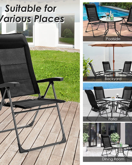 Giantex Patio Dining Chairs, Folding Patio Chairs