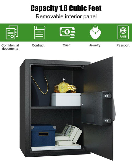 Large Digital Electronic Safe Box Keypad Lock Security - Giantexus