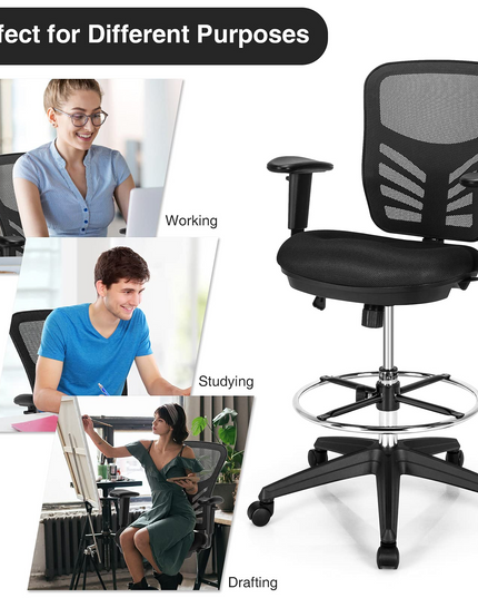 Giantex Mesh Drafting Chair, Standing Desk Chair