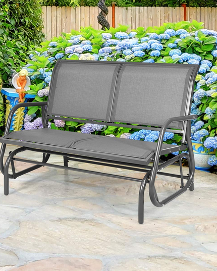 Giantex Swing Glider Chair 48 Inch with Spacious Space