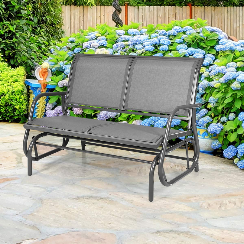 Giantex Swing Glider Chair 48 Inch with Spacious Space