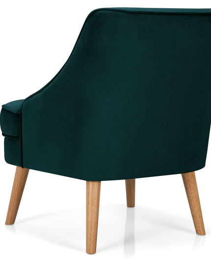 Giantex Mid Century Single Sofa Chair w/Rubber Wood Legs