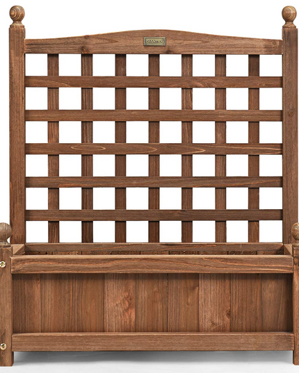 Wood Free Standing Plant Raised Bed