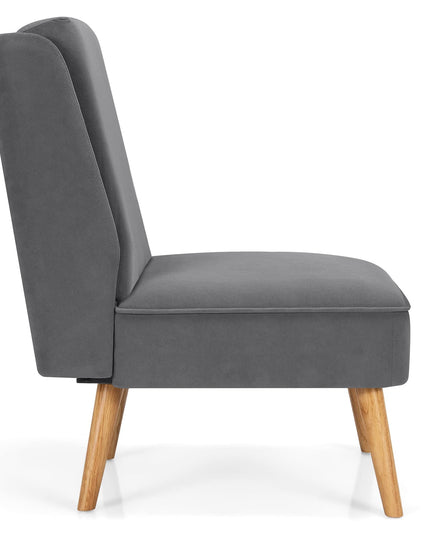 Giantex Comfy Single Sofa Chair w/Rubber Wood Legs