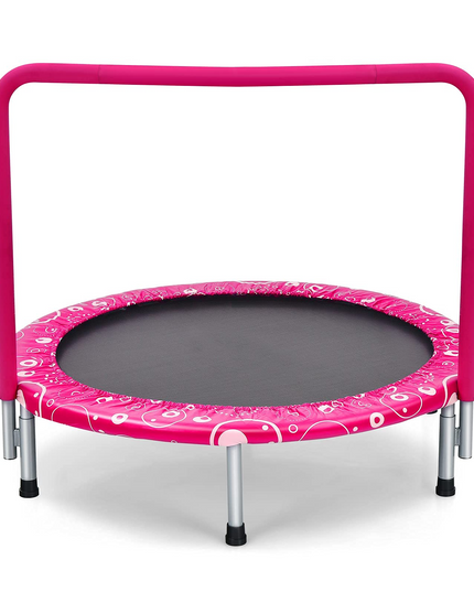 36-Inch Mini Kids Trampoline with Foamed Handle