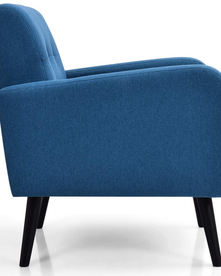 Set of 2 Modern Upholstered Accent Chairs - Giantex