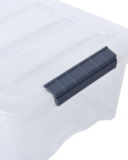 Giantex 12 Pack Storage Box Storage Tote Boxes W/Clear Lid 12.7 Quart