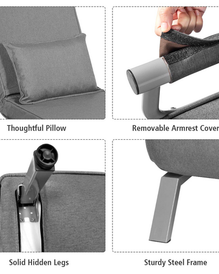 Giantex Convertible Sofa Bed Sleeper Chair