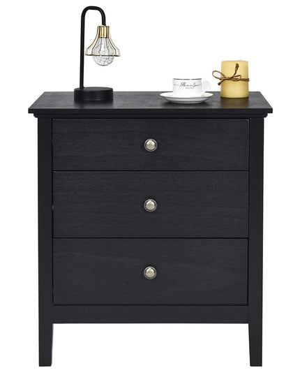 Giantex Nightstand with Drawers Solid Structure Side Table for Storage Bedroom