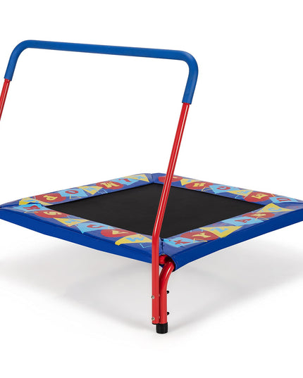 ASTM Approved Square Workout Rebounder Trampoline with Safety Padded Cover