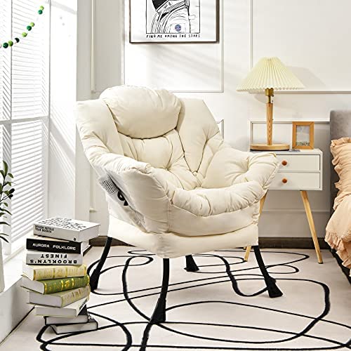 Modern Lazy Chair, Accent Contemporary Lounge Chair - Giantex